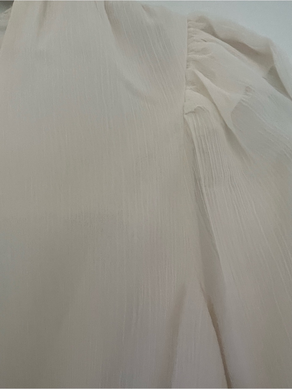 Express V-Neck Smocked Cuff Peplum Top - Picture 10 of 12